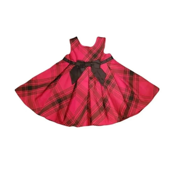 3/6M Koala Baby Red Plaid Dress - Picture 5 of 10